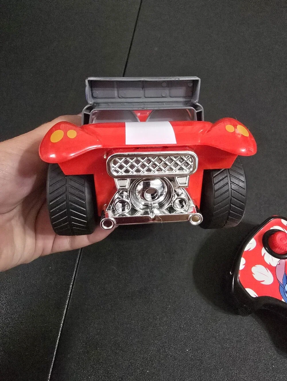 Disney Red and White Stitch Remote Control Dune Buggy